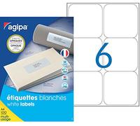 Apli 102421 Lot de 600 Etiquettes DIN A4 multi usage opaques 99,1 mm x 93,1 mm Blanc