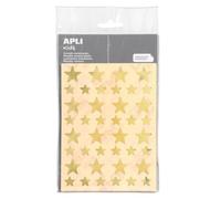 APLI 102613 - Autocollants étoiles métallisées - 680 gommettes.