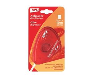 Apli 10966 - Applicateur de colle double face - 8mm x 10m