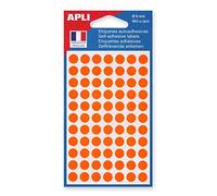 Apli 111835 - Pochette de 462 pastilles Orange Ø 8 mm