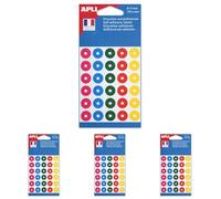Apli 11335 - Pochette de 150 oeillets de couleurs assorties Ø 15 mm (Lot de 4)