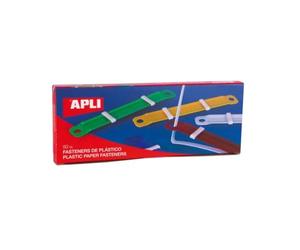 Apli 11740 - Porte-badge 90 x 56 mm avec pince en plastique pour salons, conventions, réunions.