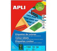 APLI 11840 Etiquettes Rouge