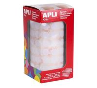 Generique Gommettes rondes en rouleau Apli 11903 – Blanc 10,5 mm