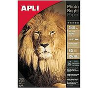 Papier Photo - Brillant - Photobright - 13 X 18 Cm 240 G 50 Feuilles - Apli