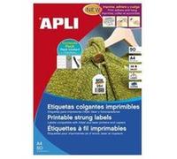 APLI 11946 Etiquettes Blanc (Paquet de 10 feuilles étiquettes A4-750)