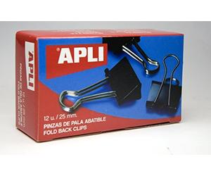 Apli 11949 Boîte de 12 pinces à clip 25mm