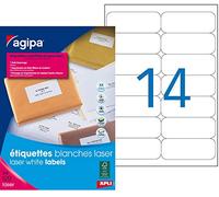 Etiquettes blanches format 99.1x38.1 par 1400 étiquettes