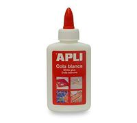 APLI Colle blanche 12849 - Applicateur de pointe - Sans solvant, non toxique - 100 g