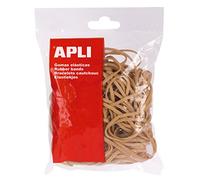 APLI Bracelets élastiques en caoutchouc 12859 200x3 mm 70% caoutchouc naturel - sachet 100 g