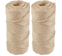 APLI 13127 Bobina de cuerda de sisal 400 g 100 m (Lot de 2)