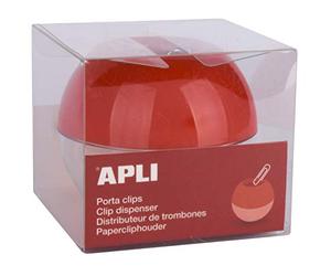 APLI 13351 - Porte-clips transparent avec clips