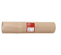 APLI 13369 - Rouleau de papier kraft marron, 80 g, 110 cm, 25 kg
