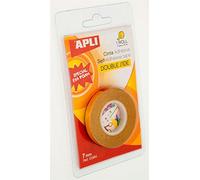 APLI Ruban adhésif double-face 13384 - Transparent 7 mm x 10 m