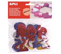 APLI 13486 - Sachet de 50 chiffres en mousse adhésive à paillettes