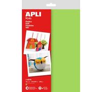 APLI 13578 - Sachet de 10 feuilles de feutrine verte - Format : A4