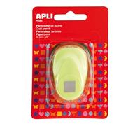 Apli 13627 Perforatrice papier carré, vert, 16 mm