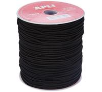APLI Bobine fil élastique Ø 2 mm 100 m Noir