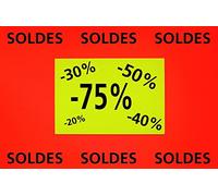 Apli 140910 10 Gamme Fluo Effaçable à Sec, 210 x 297mm, 780 g, Jaune - Orange