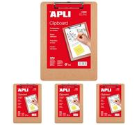 APLI 14684 - Porte-bloc en bois 210 x 297 mm (Lot de 4)