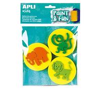 APLI 15136 Lot de 3 tampons en EVA pour tampons Tempères Animaux