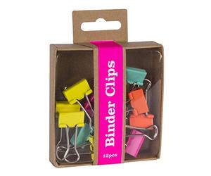 APLI 15153 - Lot de 12 pinces foldback Fluor Collection