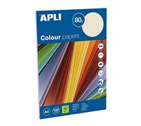 APLI Papier créatif 15278 – A4 100 feuilles, 80 g/m², couleurs pastel assorties, PEFC