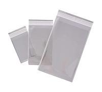 Apli 16220 Sachet transparent avec fermeture autocollante, 80 x 120 mm x 16220