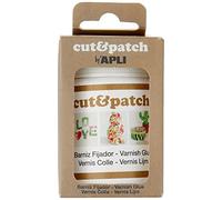 Apli 17235 - Vernis transparent pour fixer papiers découpés - Cut&Patch - 100 ml avec pinceau applicateur