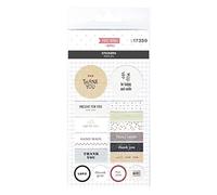 Apli 17359 Autocollants ronds pour décoration 1 feuille