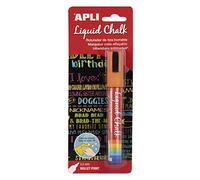 APLI – Marqueur craie Chalk – Pointe ronde – Orange