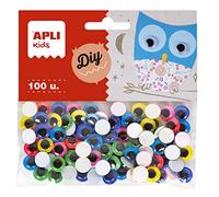 APLI ADH.RED.10 Lot de 100 sacs pour yeux mobiles 10 mm