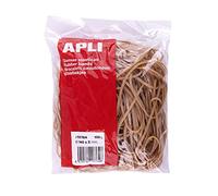Apli 18764 - Élastiques - Dimensions Ø 140 x 2 mm - Sachet de 100 g - 70% caoutchouc naturel