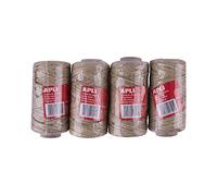 APLI 18962 Lot de 4 bobines Corde de Chanvre 100 g/80 m par Bobine