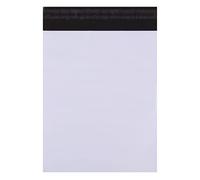 Apli 19076 - Pack de 50 pochettes d’emballage blanches opaques avec fermeture adhésive pour envois et colis – Sacs d’expédition – Enveloppes d’expédition - 250x300 mm