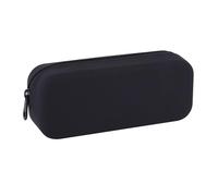Apli 19776 - Trousse Scolaire UpNorth en Silicone, Noir - Grande capacité, Zip Solide, Nettoyage Facile - école et Bureau - 18,5 x 7,5 x 5,5 cm