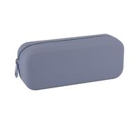 Apli 19780 - Trousse Scolaire UpNorth en Silicone, Bleu Ciel - Grande capacité, Zip Solide, Facile à Nettoyer - école et Bureau - 18,5 x 7,5 x 5,5 cm