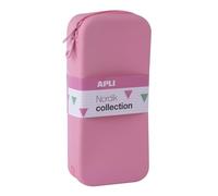 APLI 20411 - Étui en Silicone XL Plat Nordik Rose