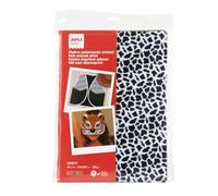 APLI 20577 - Feutrine imprimée A4 pour loisirs créatifs - 10 feuilles, 5 motifs : zèbre, girafe, léopard, vache et tigre.