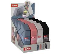 APLI 20612 | Présentoir de comptoir Up North avec trousses convertibles en silicone | Assortiment complet 16 pièces | Idéal point de vente
