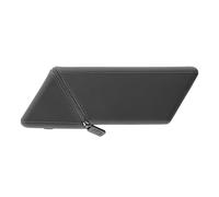APLI 20613 | Trousse convertible en silicone noir | Collection Up North | Ouverture verticale pratique | Étudiants lycée collège
