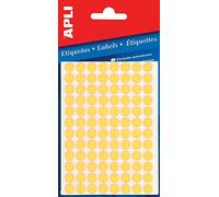 APLI 2079 Gomet Blister Cercle Fluor, Jaune, 8 mm