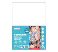 APLI 20979 - Bloc de 100 feuilles A4 170 g blanches