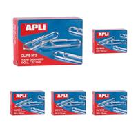 Apli 5Star 505337, 503352 Trombones, 32mm Métallique (Lot de 5)