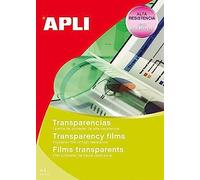 Apli 859 Boîte de 100 films transparents pour Photocopieur Taille Unique