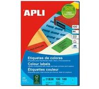 APLI 11838 Etiquettes Jaune