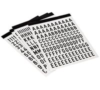 Apli Adhésives lettres/numéros/signes 15 mm Noir