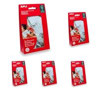 APLI-AGIPA 41373 Étiquette fil 18 x 29 mm blanc 200 pièces (Lot de 5)