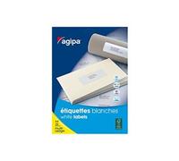 APLI-Agipa - Adhésif permanent - blanc - 199.6 x 144.5 mm 50 étiquette(s) (25 feuille(s) x 2 étiquettes