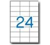 APLI-Agipa - Adhésif permanent - blanc opaque - 70 x 37 mm 480 étiquette(s) (20 feuille(s) x 24 étiquettes G
